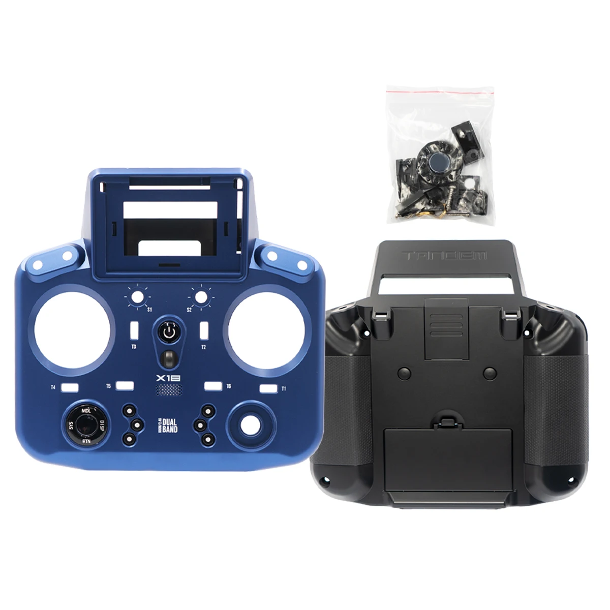 FrSky Tandem X18 X18S Shell Colore nero e blu