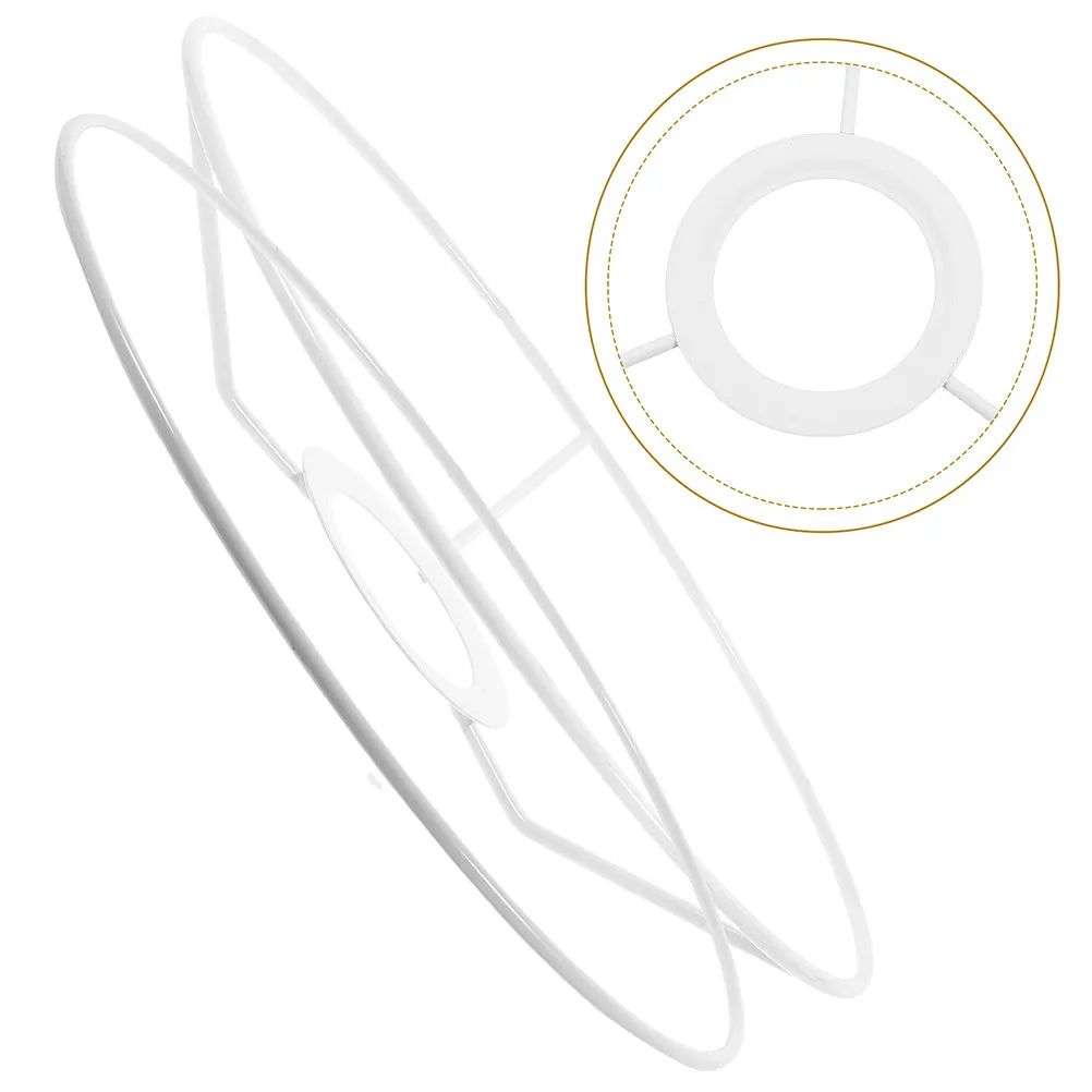 

Комплект из 1 круглой металлической рамки-основания для абажура, прочный держатель для абажура, для самостоятельной сборки светильников, проволочная рамка для абажура