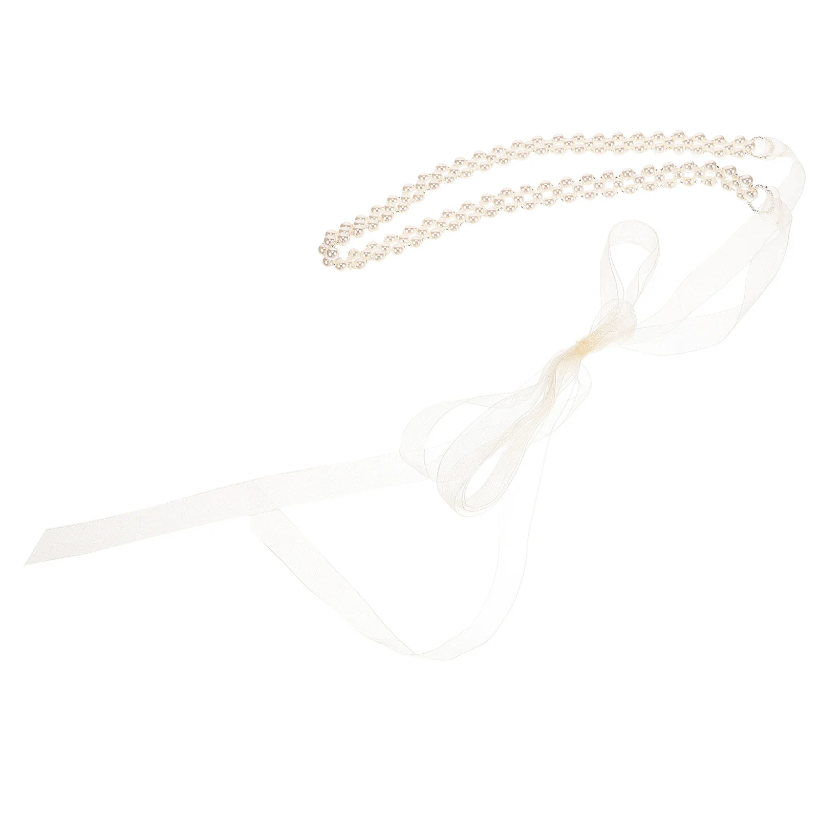 

Pearl Sash Bridal Belt Lightweight Decorative Wedding Dress Accessory for Bride Engagement Party Events Bridal Belt