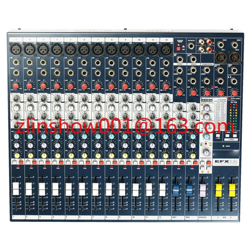 EFX12 professional stage effect performance mixer 8 channel 12 channel 16 channel Mixer console