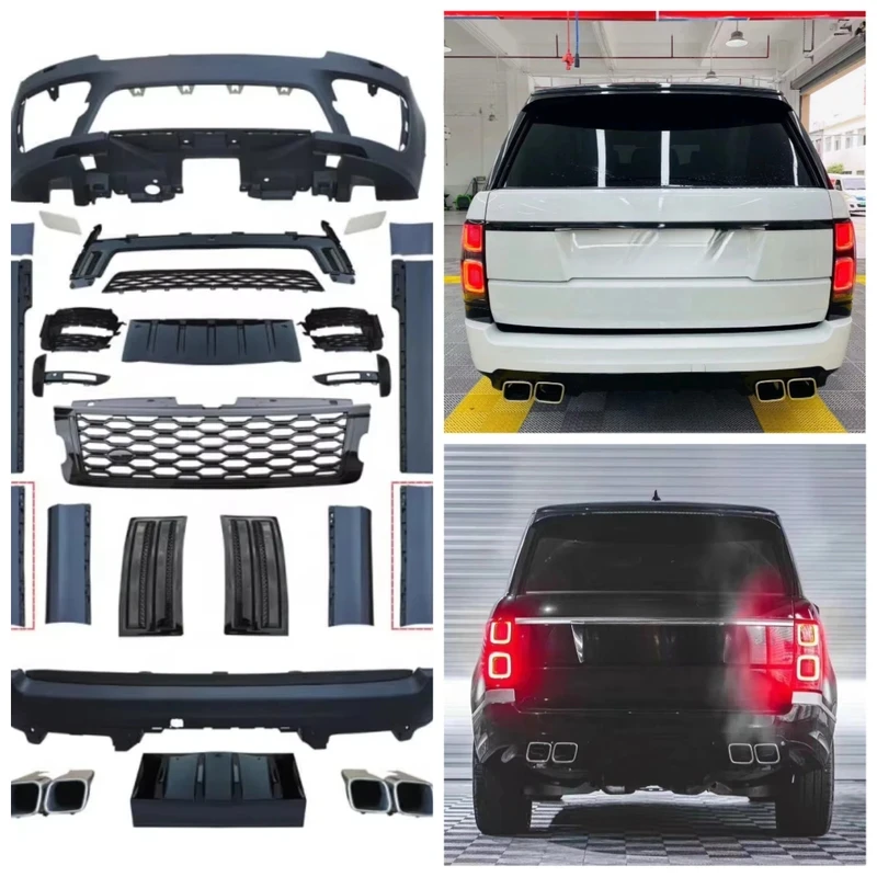 Automotive Body Suitable For Range Rover Vogue 2013-2017 Upgrade To 2020 SVO Model Car Bumpers L405 Exterior Accessories Kit