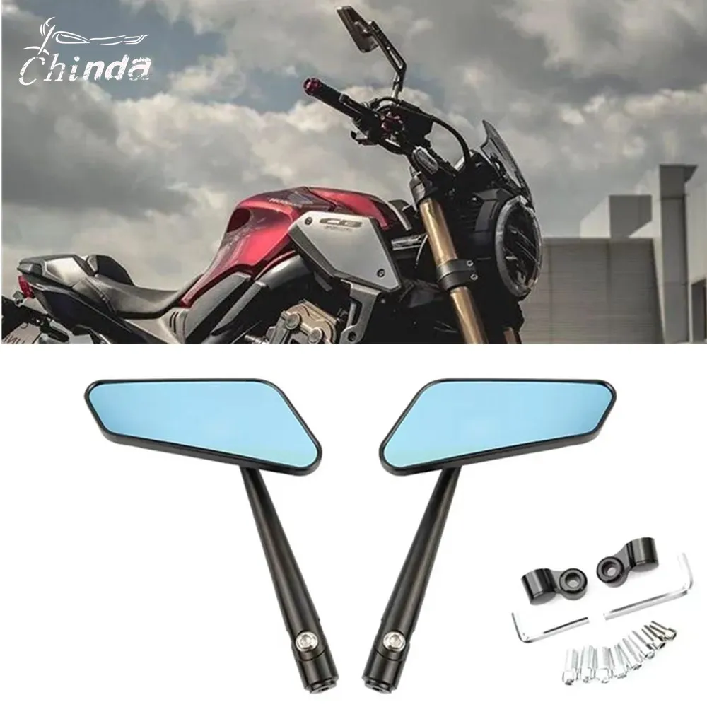 Motorcycle Side Mirror CNC Rearview For HONDA CB1000R CB650R CB650F CB300R CB92 CB125S CB160 CB300F