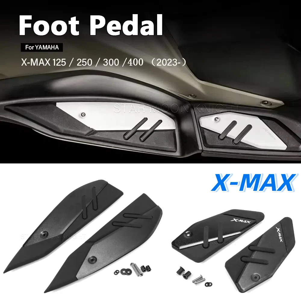 XMAX 125 Motorrad Fußstütze Pad Footpad Pedal Platte Fußrasten Für Yamaha XMax 125 150 300 400 XMax 125 XMax 150 XMax 300 XMax 400