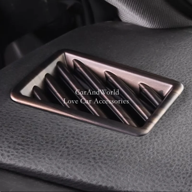 

For Toyota Avalon XX50 2019-2025 Front Console Air Condition Outlet Vent Cover Molding Frame Trims Carbon Fibre Car Accessories