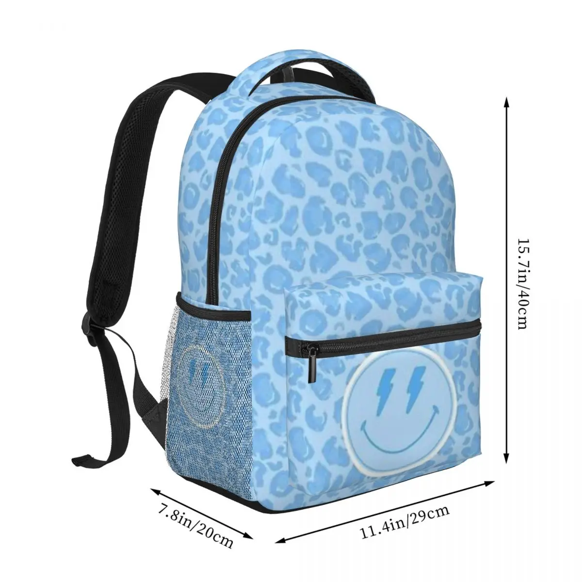 Mochila escolar Preppy para adolescentes, mujeres, hombres, niños, 16 pulgadas