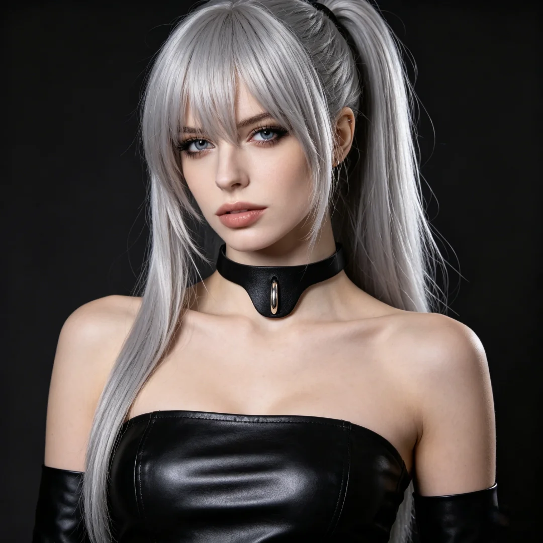 Gothic Choker Collar Necklace Woman Black Punk Sexy PU Leather Heart Lock Key Spike Chocker Goth Cosplay Party  Gifts Belt
