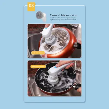 10 best sales Escova elétrica para limpeza - №3