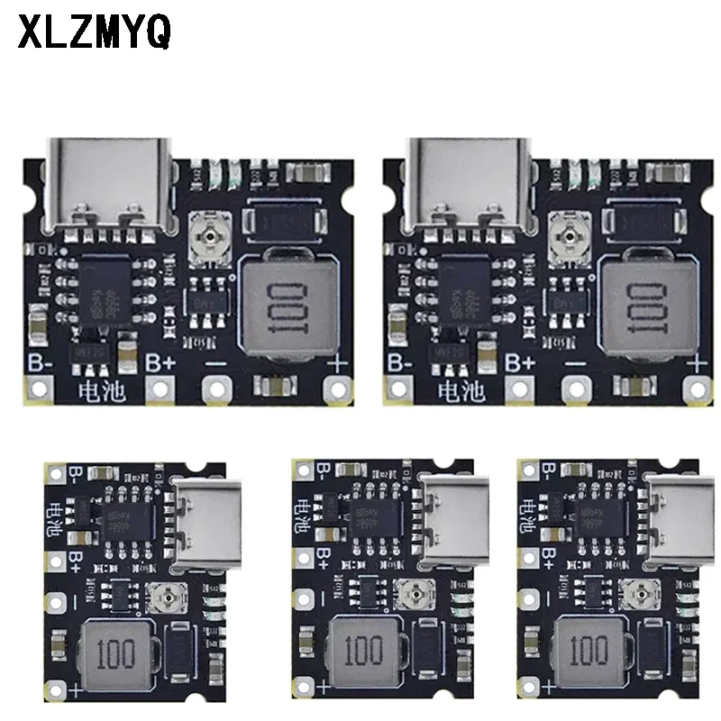 5pcs Lithium Li-ion 18650 3.7V 4.2V Battery Charger Board DC-DC Step Up Boost Module TP4056 DIY Electronic Kit Parts