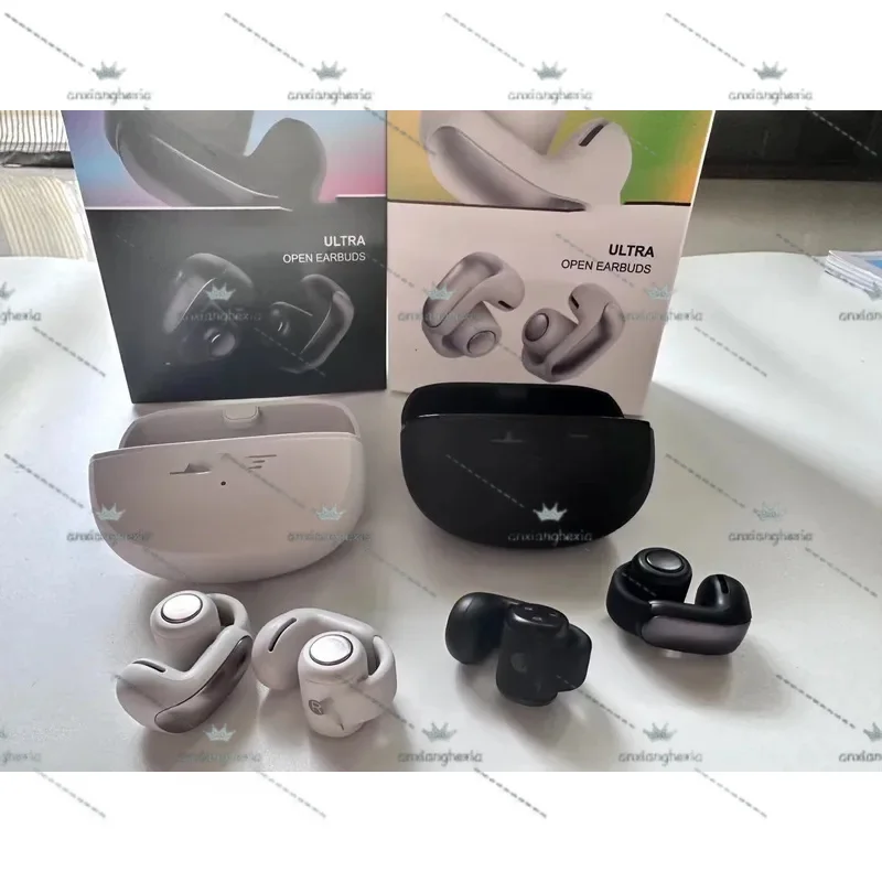 

New Ultra Open Clip on Sport Wireless Bluetooth Earphones V12 Noise Reduction TWS5.4 Call Music