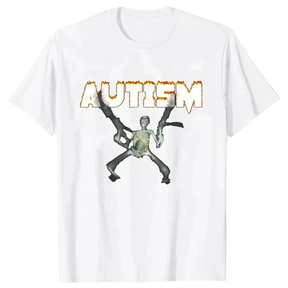 Autism Meme T Shirt Funny Humor Introvert Gift Awareness Neurodivergent T-shirts Men Women Cotton Tshirt Summer Short Sleeve Tee