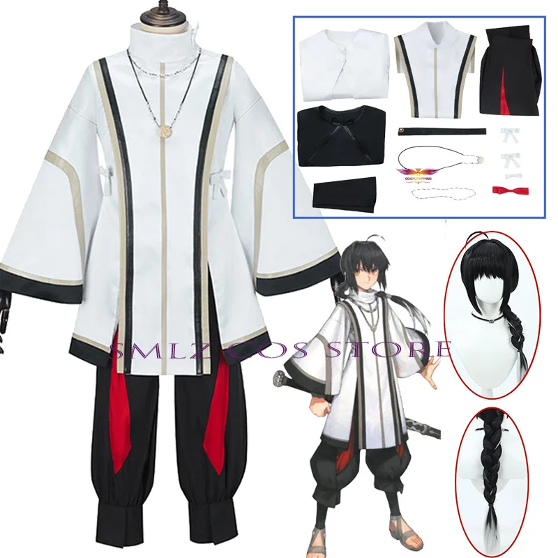 ヤマトタケルコスプレアニメフェイトグランドオーダーフェイトサムライ残り残りセイバーコスチューム男性制服小道具ウィッグハロウィンパーティー演劇衣装