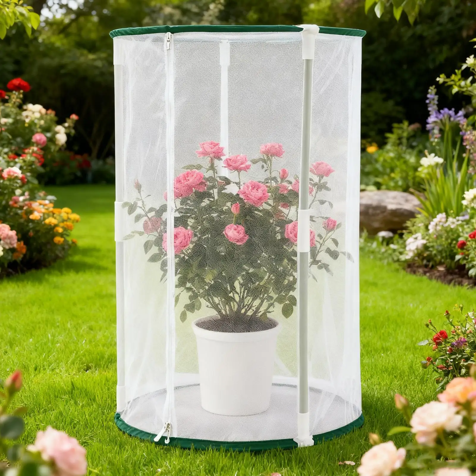 

Plant Flower Pot Covers foldable garden plant protection cover for Patio Lawn flowers fruits and plants bird protection