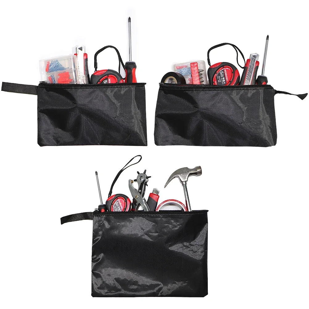 Portátil Oxford Waterproof Zipper Bag, Hardware Toolkits, Multi-function Storage Bags, Small Tool Bag, Alta Qualidade