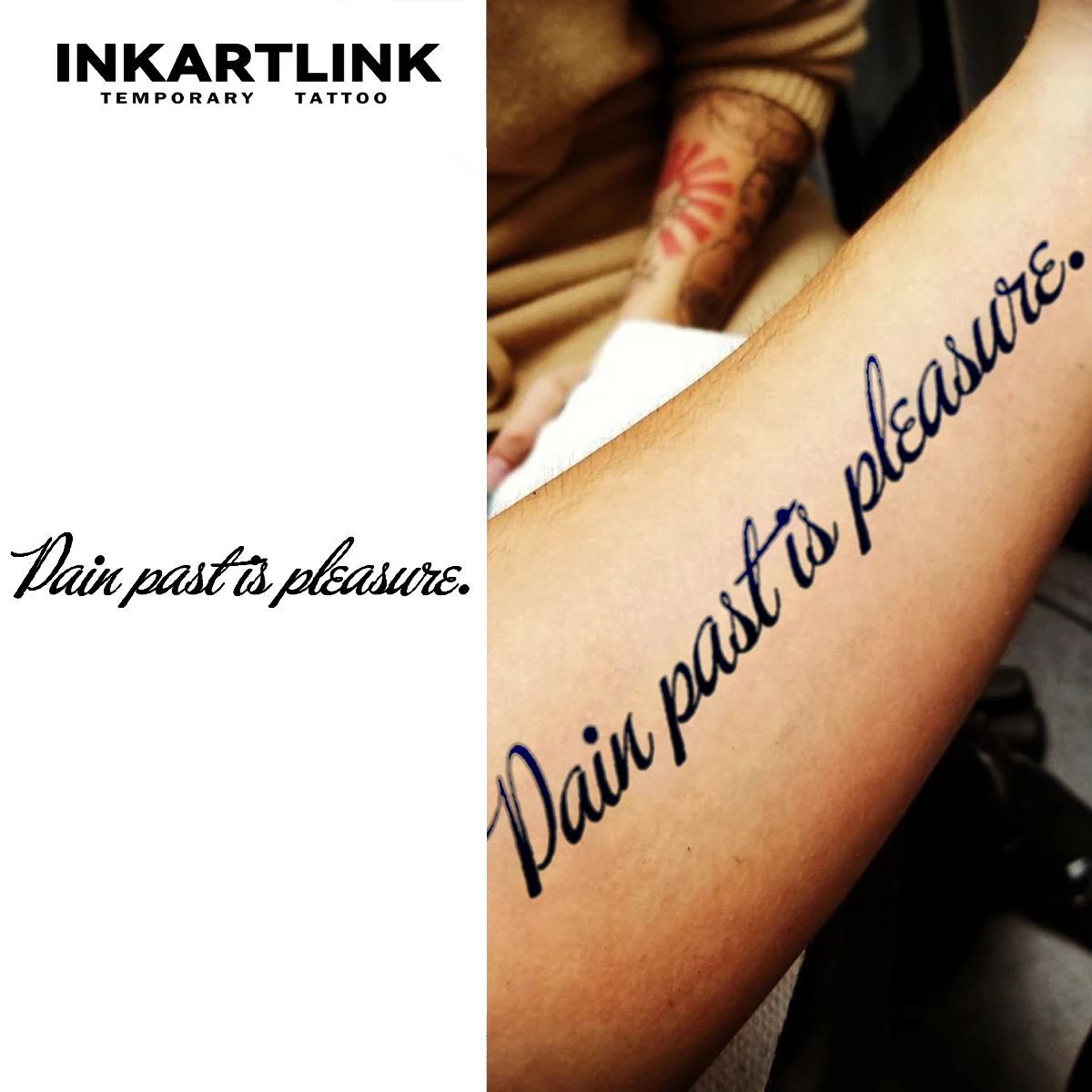 

Dain Past Is Pleasure Temporary Tattoo,Lasts To 15 Days New Technology Magic Waterproof Semi Permanent Sticker