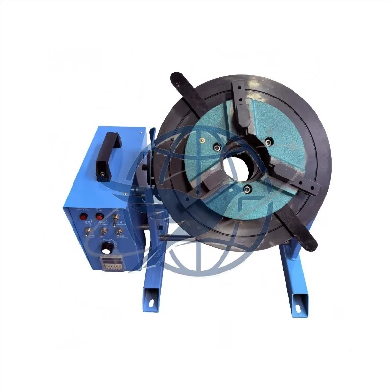 welding positioner 30 kg automatic welding turntable through hole flange ring seam cutting and grinding positioner