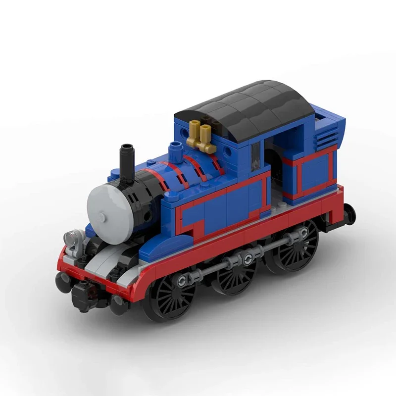 Modelo de coche de Ciudad de Anime Popular, MOC, bloques de construcción, locomotora de vapor, tecnología Modular, regalos, ensamblaje de vacaciones, juguetes para niños, traje