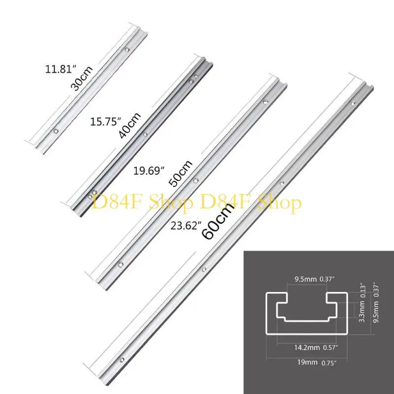 D84F DIY für T Slot Bandsaw Jig Miter -Track für Routertischbandsäen DIY -Tools