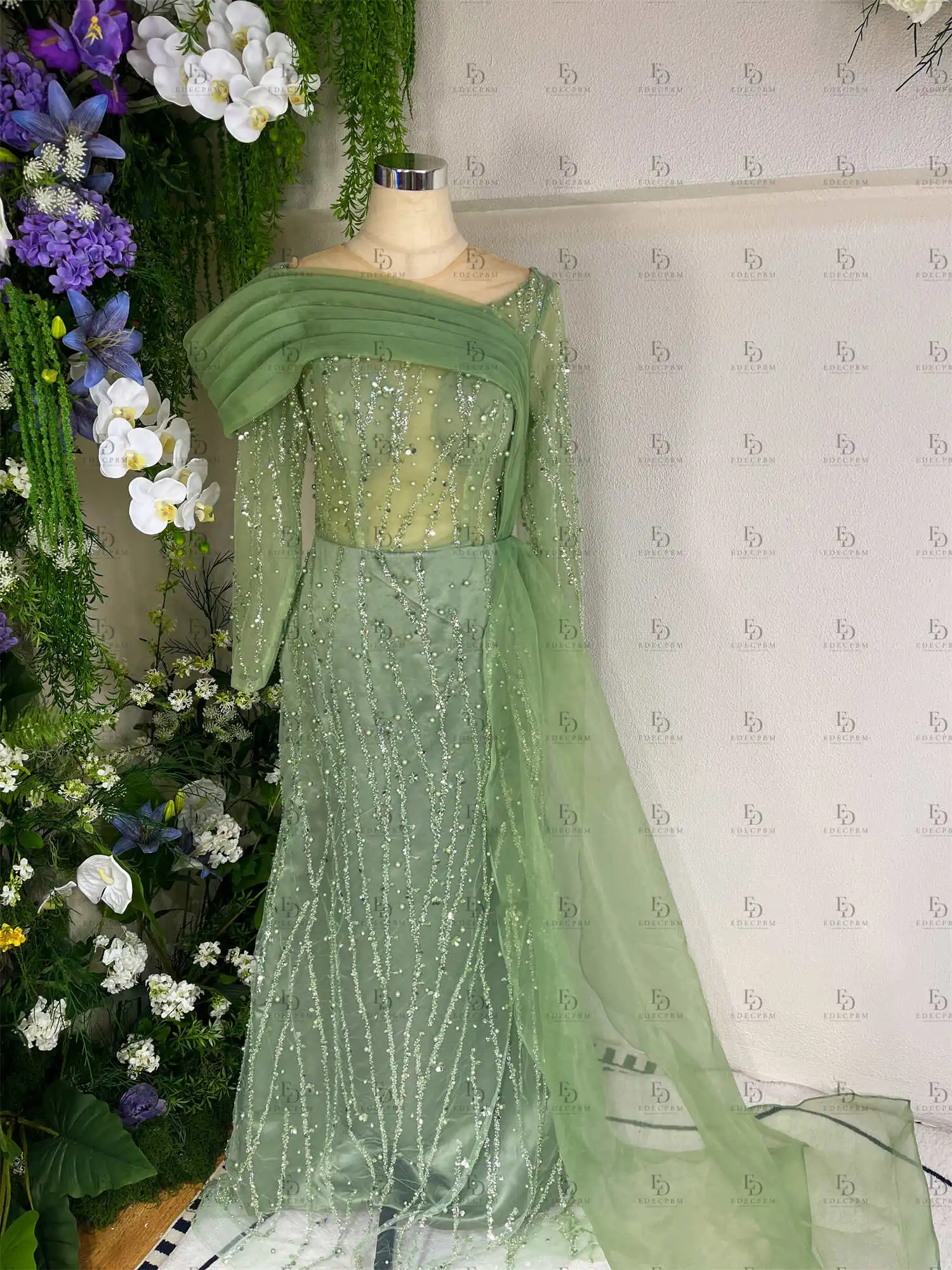 EDECPBM for Special Occasions Customized Luxurious Women's Evening Dresses 2025 Women Wedding Dress Mermaid Prom Evening dresses image 2