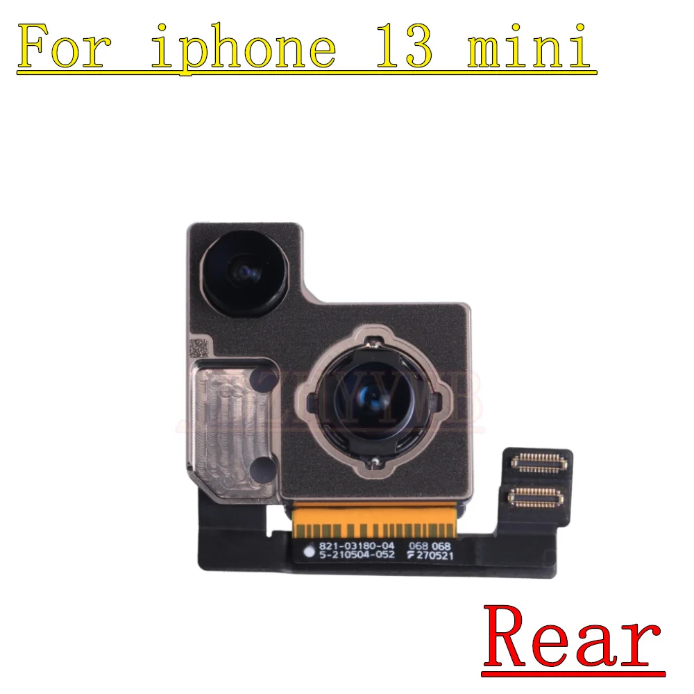 Rear Camera For iPhone 13 Pro Max/13mini 13Pro Back Facing Main Front Camera With Flash Module Sensor Flex Cable Full Parts
