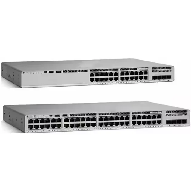 New Cisco C9200L-48T-4X-E 48-Port Data Switch with 4x10G Uplink QoS & SNMP Function Network Essentials Switches with Good Price