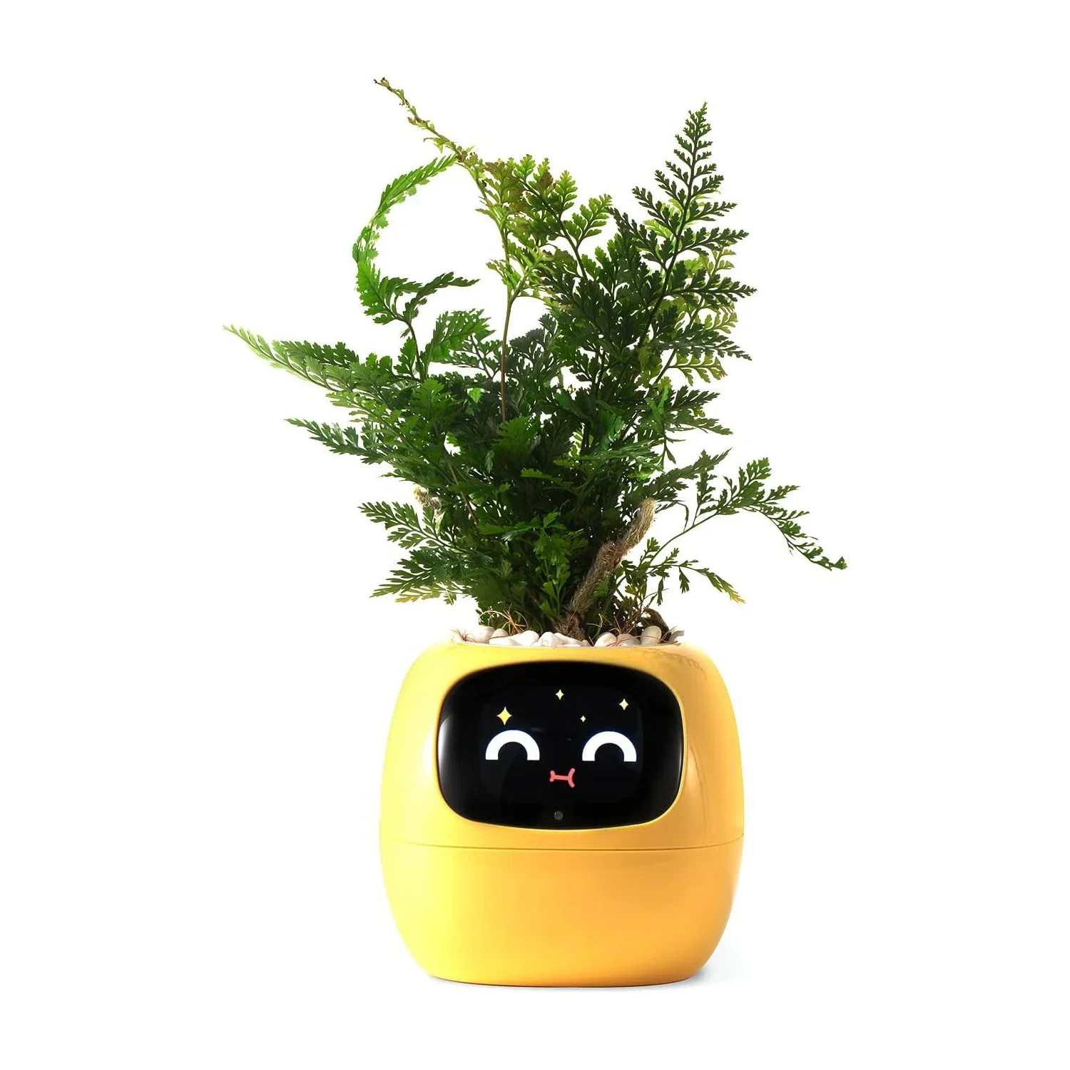 NewAutomatic Water Absorbing Flower Pot AI Sensor Digital Pet Flowerpot Plastic Mini Plant Pot Desktop Intelligent Smart Planter view 2