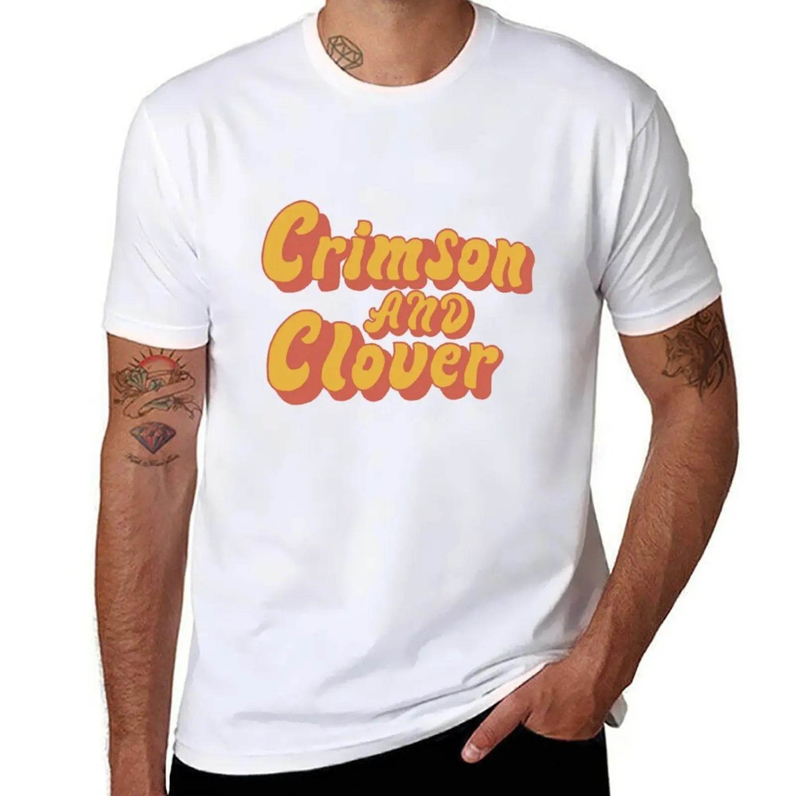 

Crimson and Clover T-Shirt t shirts designer anime tshirt T-Shirt