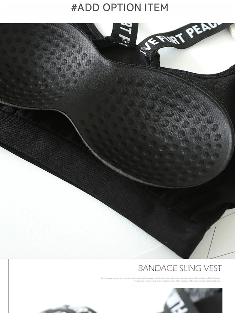 4 Buah Cocok untuk Pakaian Dalam Wanita 40-65Kg Tanpa Kawat Bawah Terintegrasi dengan Bantalan Dada Punggung Pembungkus Jantung Yoga Kebugaran Dada