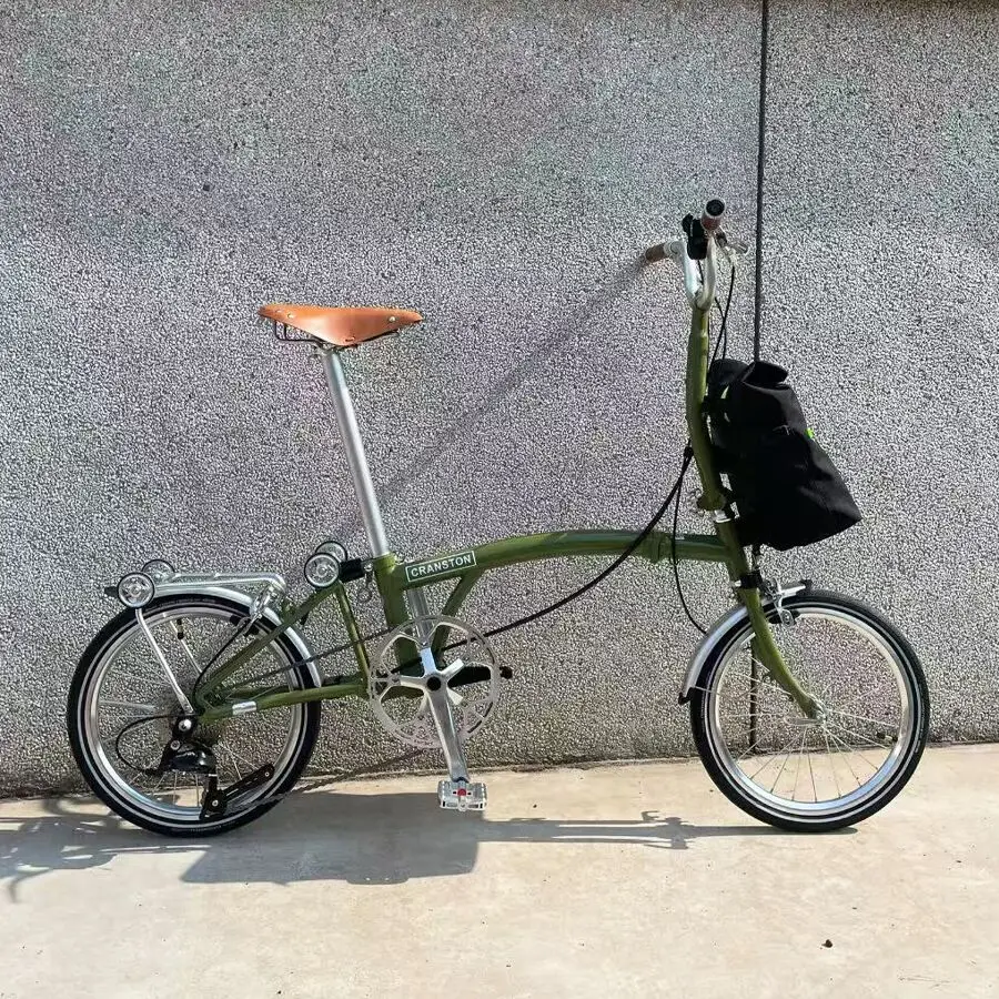 كرانستون جديد R9MAX 16 بوصة دراجة 9 سرعات قابلة للطي دراجة الكربون الصلب ثلاثي أضعاف الإطار 53T CNC كرانسيت 349 عجلة رجل الدراجة للكبار