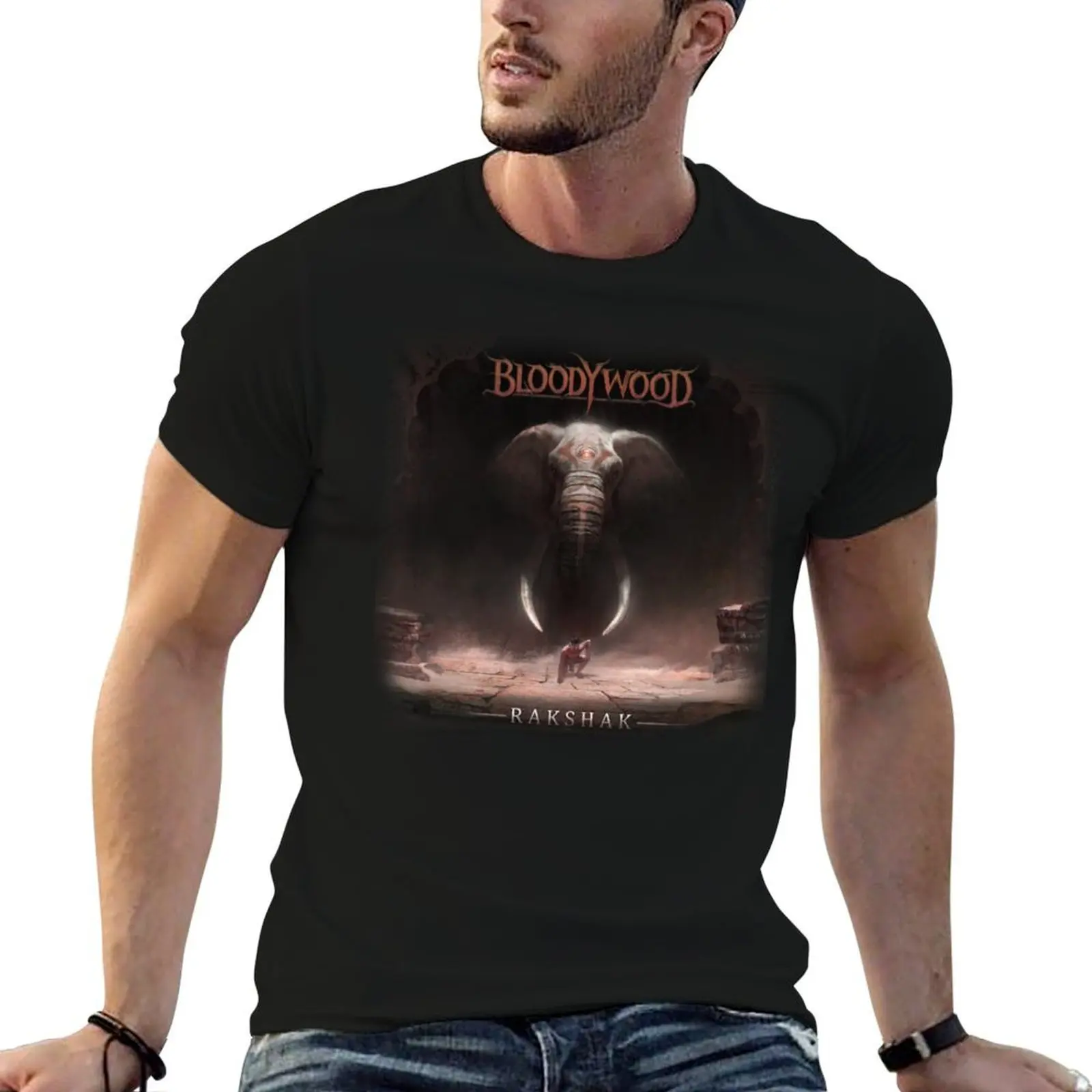 أفضل فن جديد لفرقة Bloodywood تي شيرت تي شيرت رجل عادية تي شيرت للرجل جرافيك تيز القطن تي شيرت حزمة تي شيرت