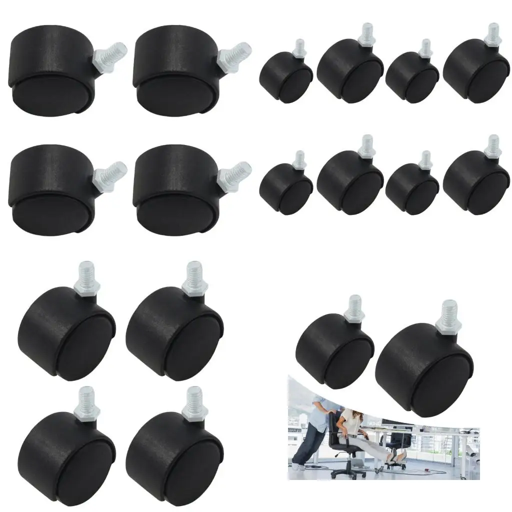 

Сверхмощный низкопрофильный резиновый набор роликов для плавного движения, защита пола в любом пространстве, легкое перемещение,