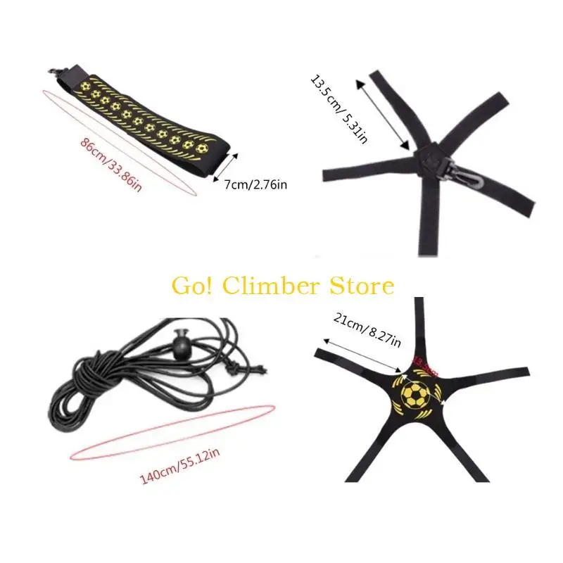 Q84c voetbal kick training assistentie riem training hulpmiddelen handsfree solos oefening