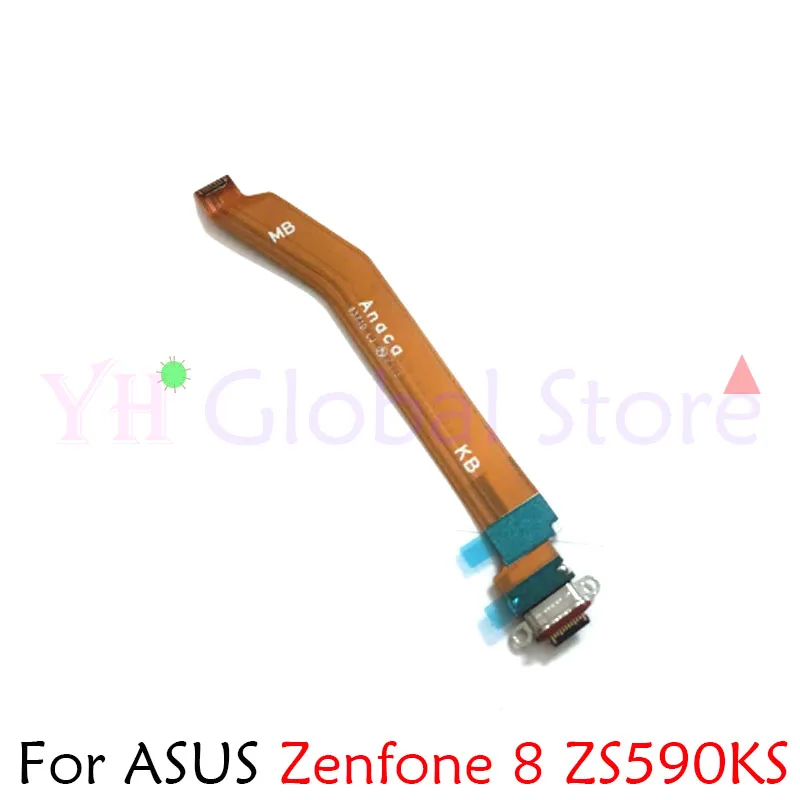 

For ASUS Zenfone 8 9 ZS590KS AI2202 USB Charging Board Dock Port Flex Cable Repair Parts