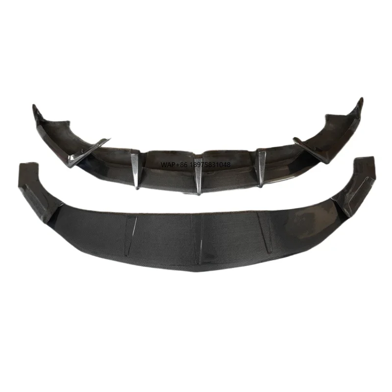 

T0P Style Carbon Fiber Body Kit for Upper and Lower Front Lips Exterior Accessories