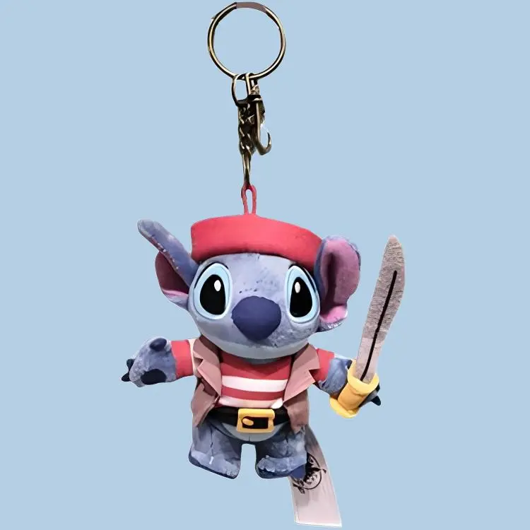 Disney Shanghai Disney, Pirate Stitch, Stitch Dolls Plush Charm 16cm Height - view 4