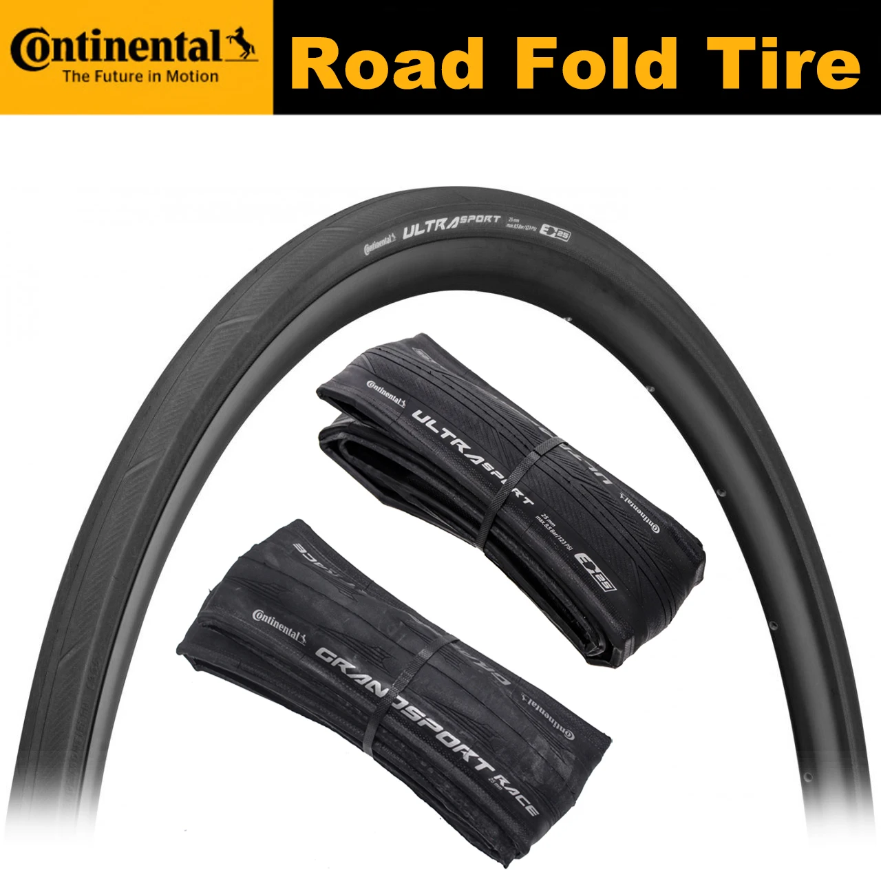 1pc Continenta.l Ultra Sport III Road Tire 700*23/25/28C Bike Puncture proof Tires Bicycle Clincher Tyre Foldable Tubeless Tires