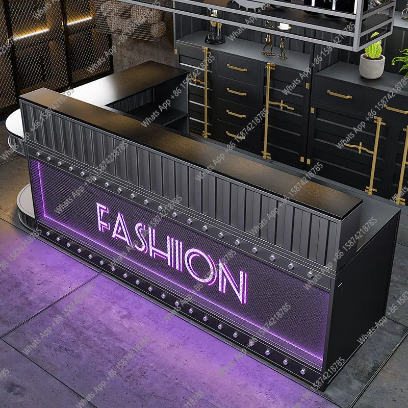 

Beauty Luxury Reception Desks Bar Modern Hotel Restaurant Executive Display Reception Desks Company Bureau Trendy Furniture