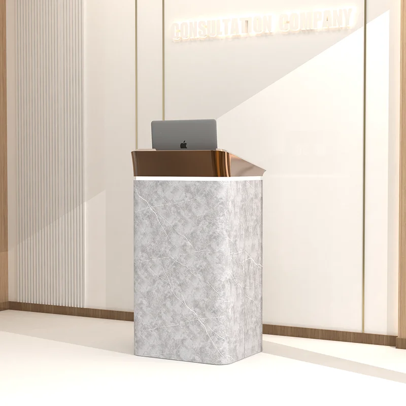 

Стойки регистрации продаж в отеле, салон, стойка регистрации поддержки клиентов, офисная мебель из нержавеющей стали на заказ Военное ДелоZY40JDT