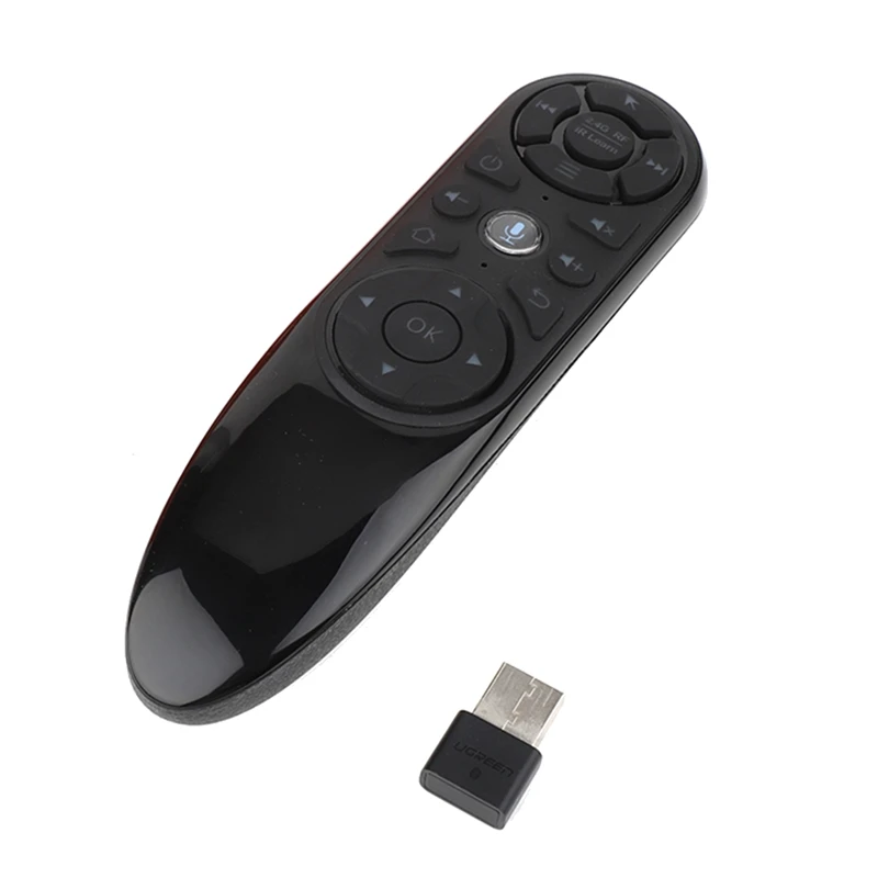 Voice Remote Control 2.4G Wireless Air Mouse With Gyroscope Backlit IR Learning For Android TV Box