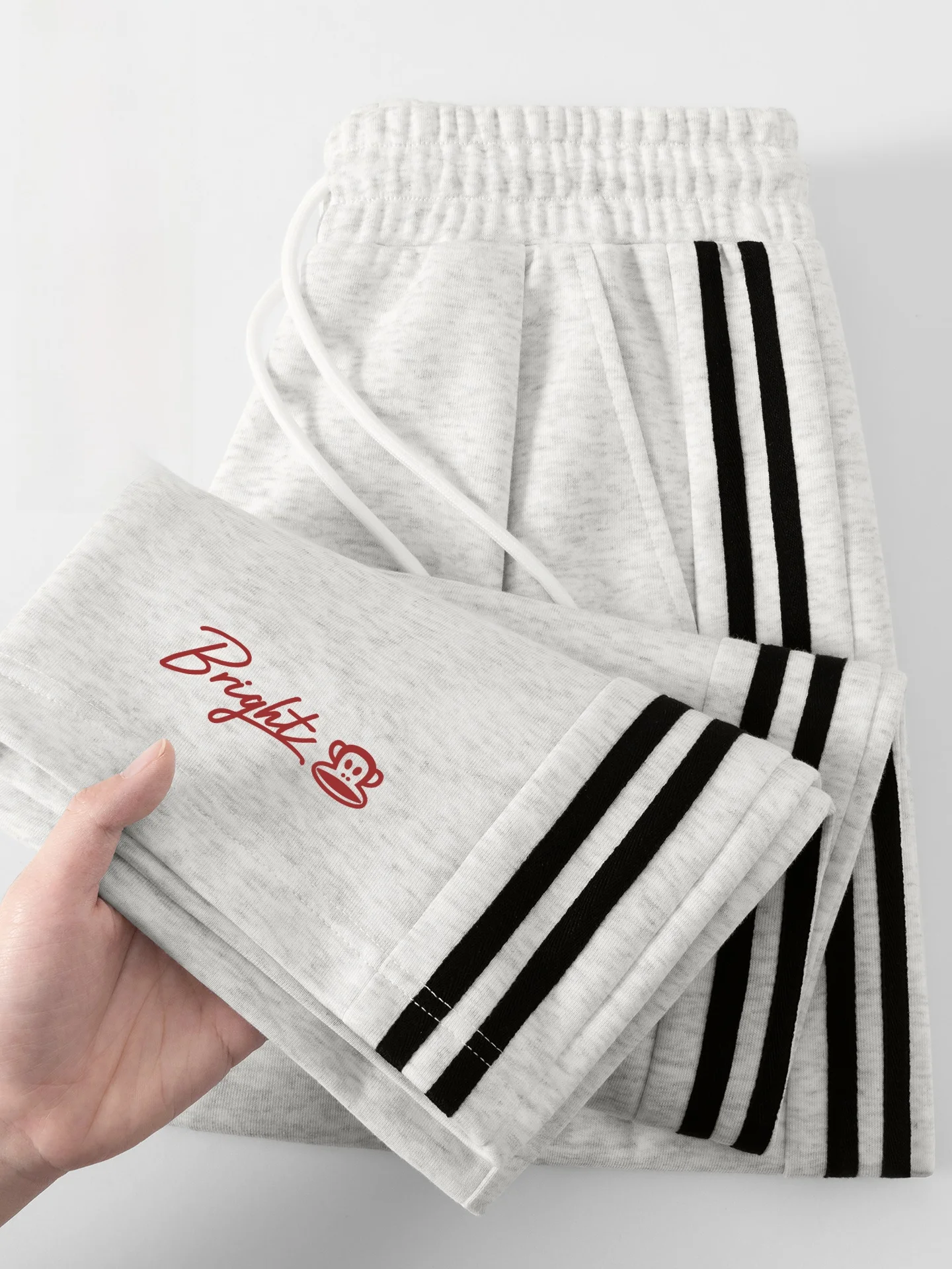 

Мужские спортивные брюки American Sle: весенний тренд, цветные блоки, прямой крой, полосатый узор, повседневные брюки