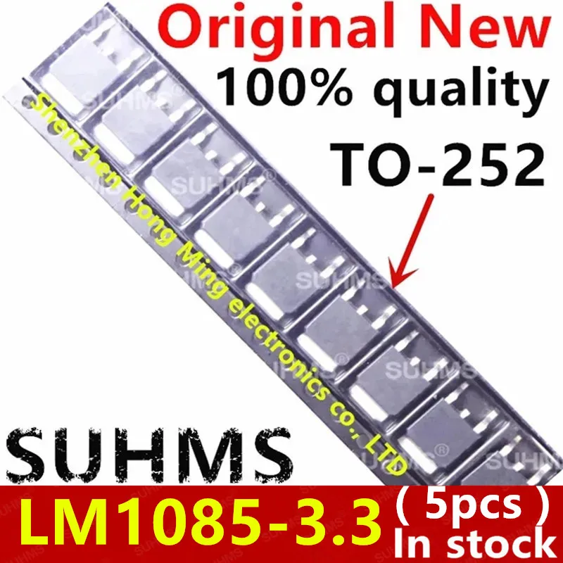 (5 قطعة) 100% جديد LM1085RS-3.3 LM1085-3.3 LM1085 3.3 إلى 252 شرائح