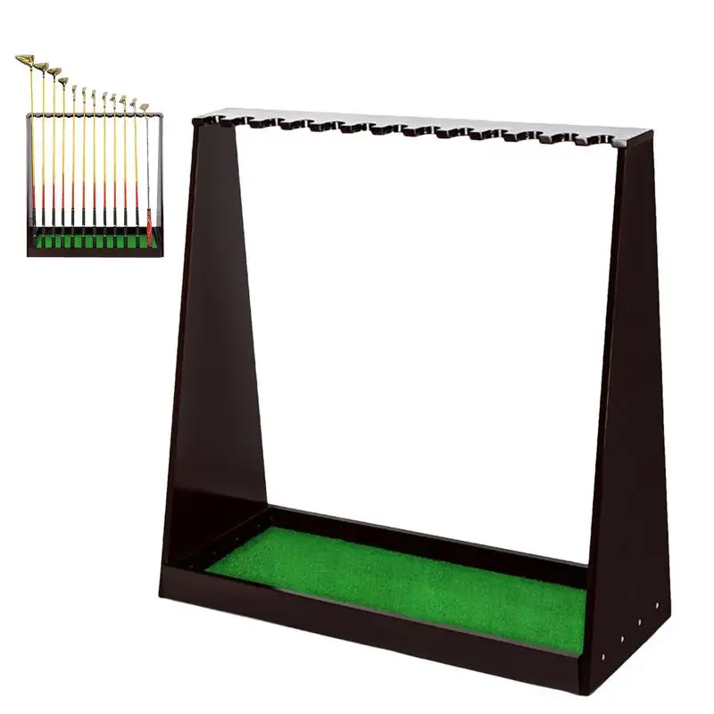 

Wooden Golf Putter Stand Wood Golf Putter Storage Holder Rack Golf Putter Display And Organization Stand For Golf Enthusiasts