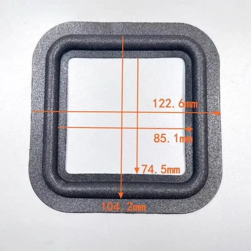 2PCS  For  Panasonic RX-CW200F Radio Recorder flat Speaker Replacement Foam Side Sponge Edge Square for Sony F-10W