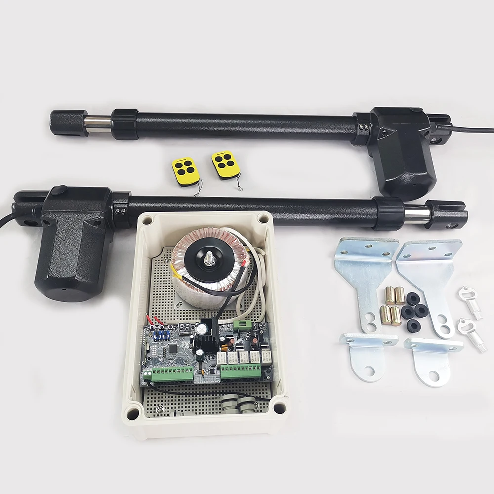 Atuador linear elétrico inteligente AC220V DC24V 400kgs Sistema de motor Abridor automático de portão oscilante