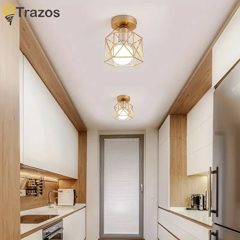 Nordic Simple Post-modern Balcony Light Corridor Hallway Entrance Hall Cloakroom Personality Led Ceiling Light