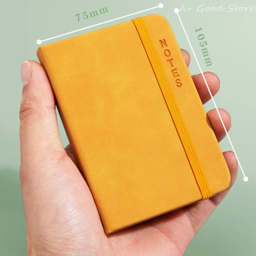 A7 Mini Notebook Portable Pocket Notepad Memo Pad Diary Planner Agenda Organizer Journal Office School Stationery 80 Sheets