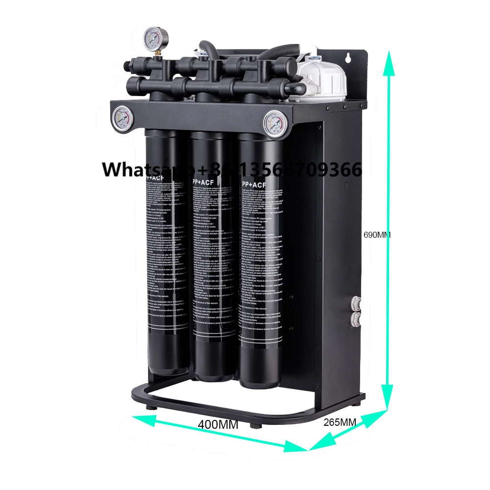 

2000GPD 5LPM 0.25TPH RO System Reverse Osmosis Purifier Ice Machine Coffee Shop Canteen Water Filter for Commercial