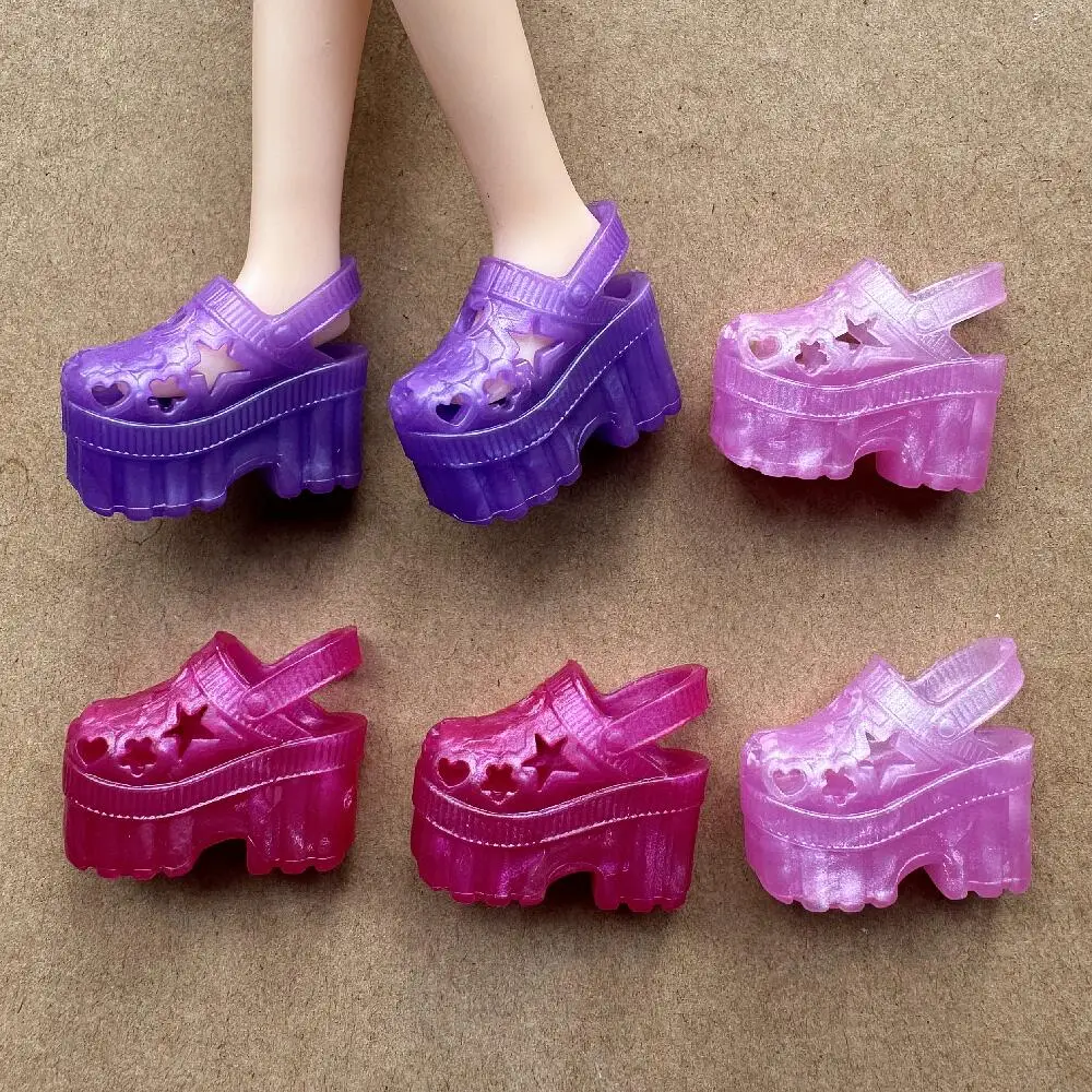 1/6 Maßstab Licca Puppenschuhe DIY High Heels & Flachsohlen Deko-Spielzeug für Puppenzubehör – Detail 30