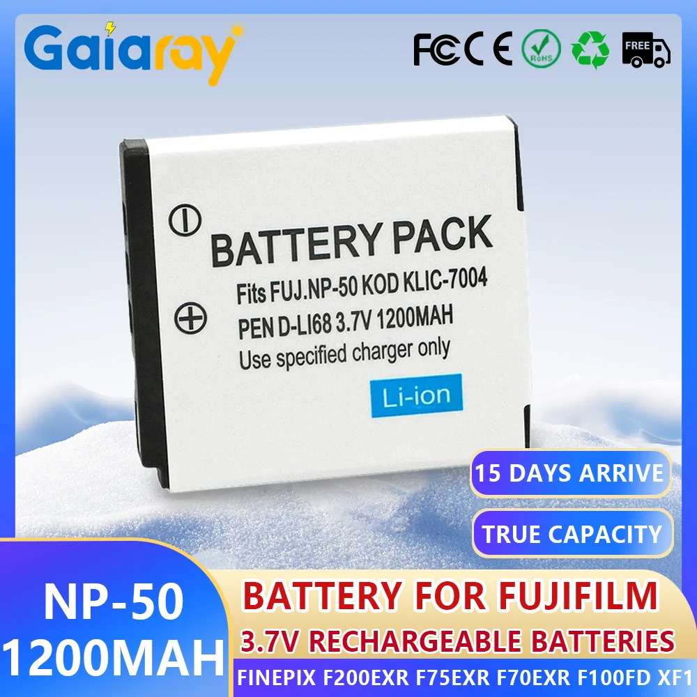 1200Mah 3.7V NP-50 … - image