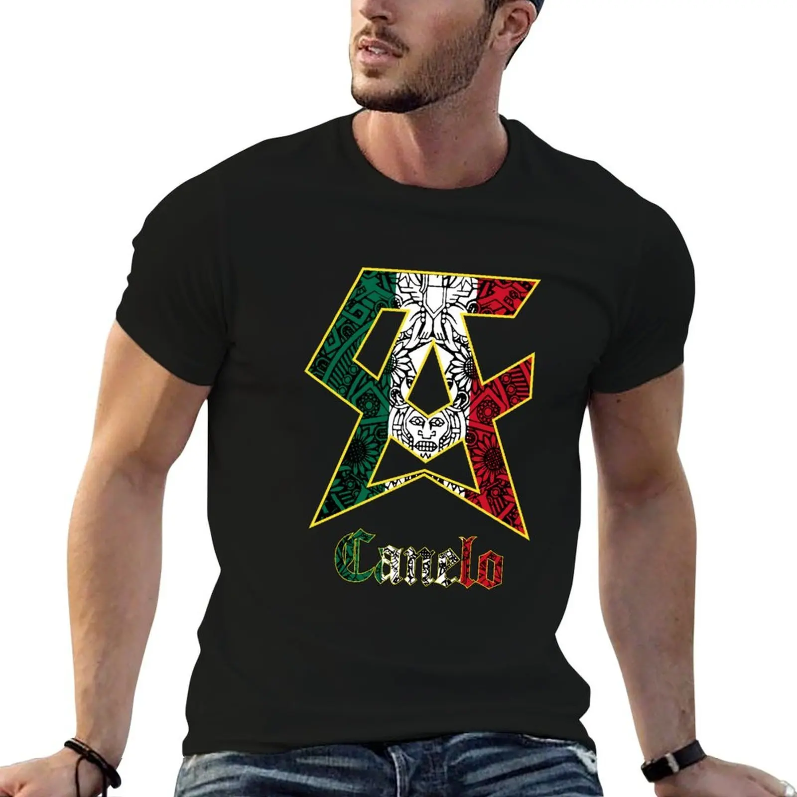 

Canelo Boxing Mexican Style Mexico Saul Alvarez Logo Symbol unisex shirt T-Shirt t shirt man plain T-Shirt