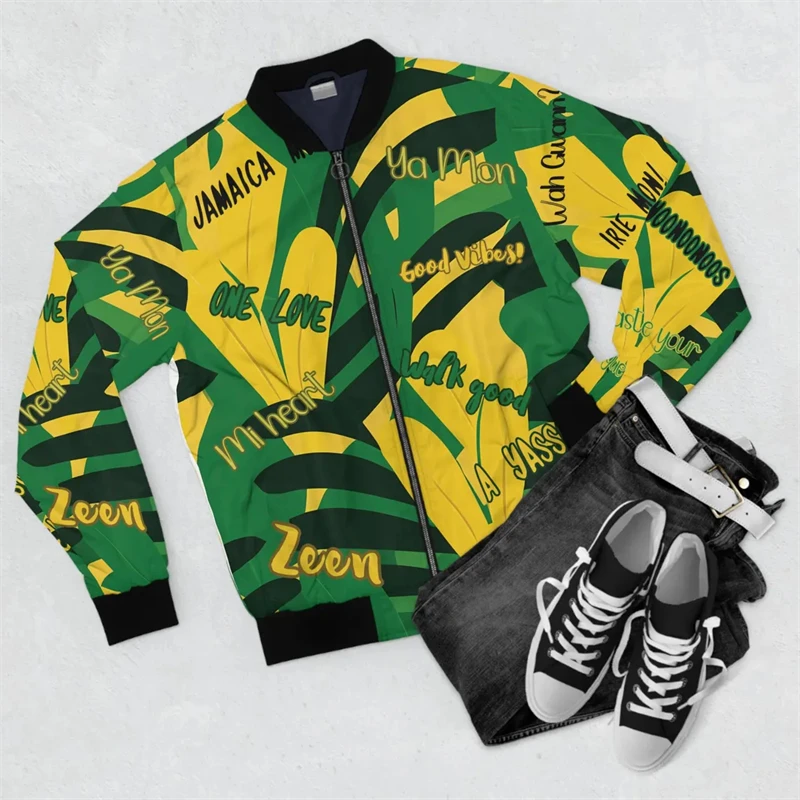 Baru jaket pria gaya Afrika Graffiti 3d cetak Fashion jalan kaus lengan panjang jaket Bomber kasual mantel longgar Pullover